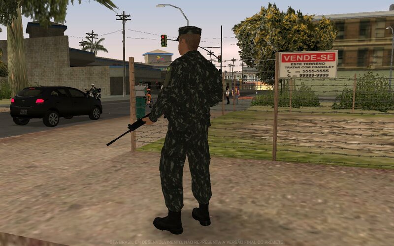 Gta San Andreas Skin Ex Rcito Brasileiro Infantaria Mod Gtainside