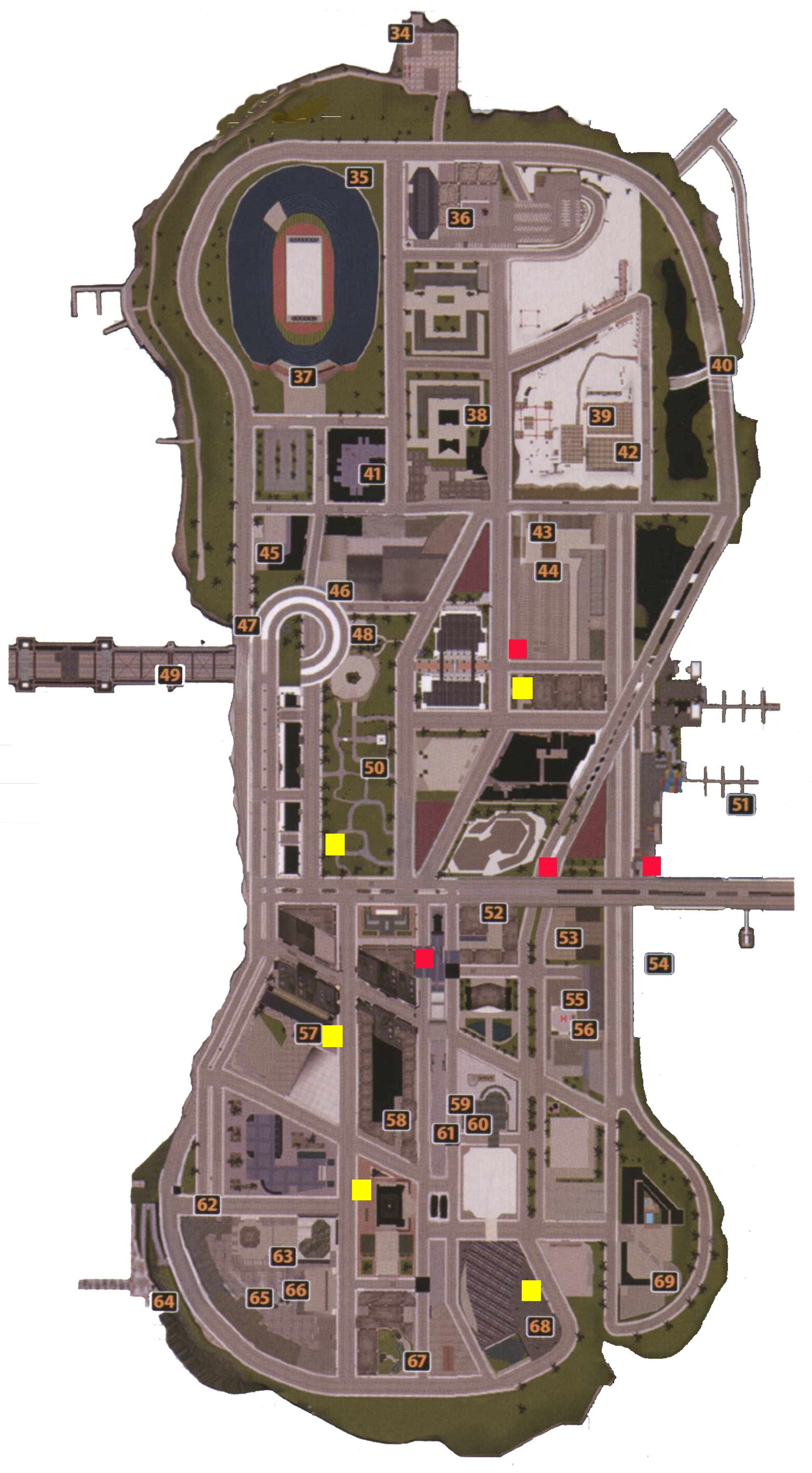 GTA 3 Map 3D model