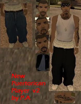 GTA San Andreas Puertorican Player v2 Mod - GTAinside.com