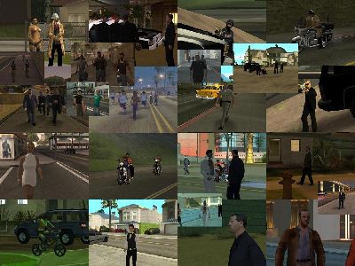 GTA San Andreas New Peds Mod - GTAinside.com