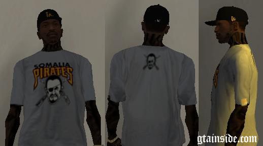 Somalia Pirates T-Shirt Wiz Khalifa