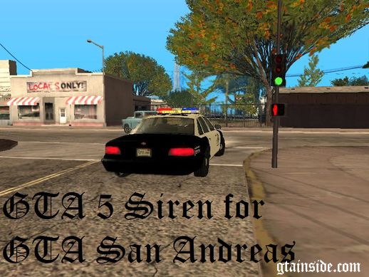 GTA V Siren for GTA SA