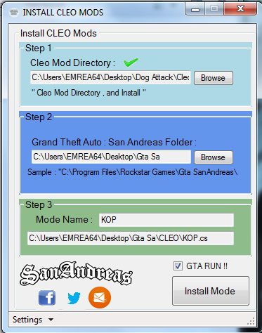 Gta San Andreas Gta Cleo Mod Installer Mod Gtainside Com