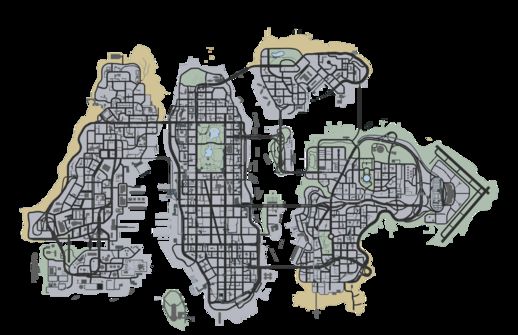 GTA 4 Liberty City Map V Style Mod - GTAinside.com