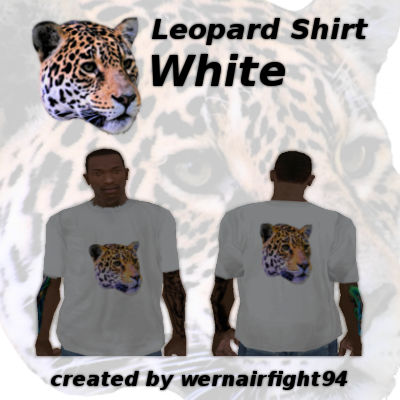Leopard Shirt White