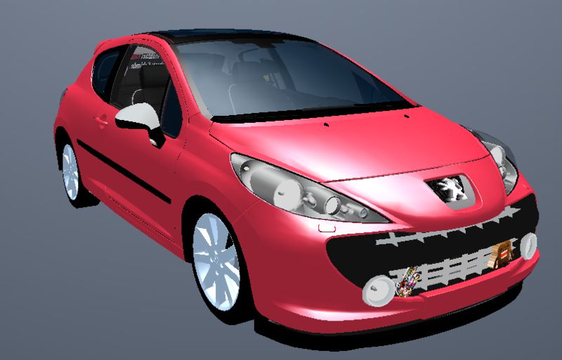 GTA San Andreas Peugeot 207 Tuning v1 Mod 