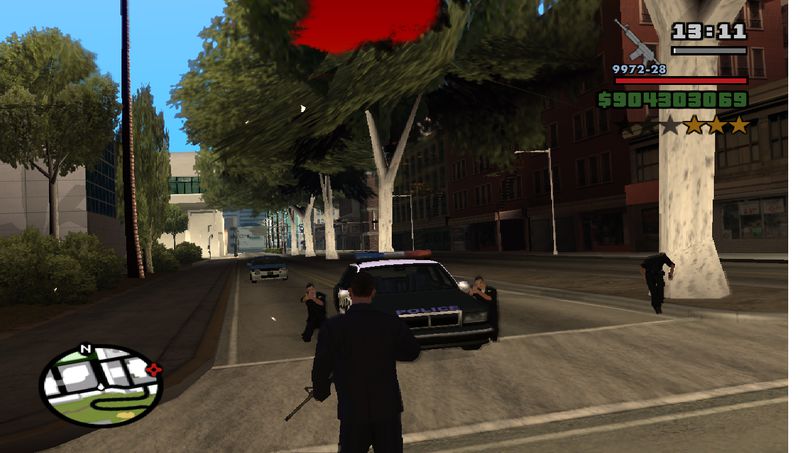 GTA San Andreas GTA V-Blood on Screen (Final) Mod - GTAinside.com