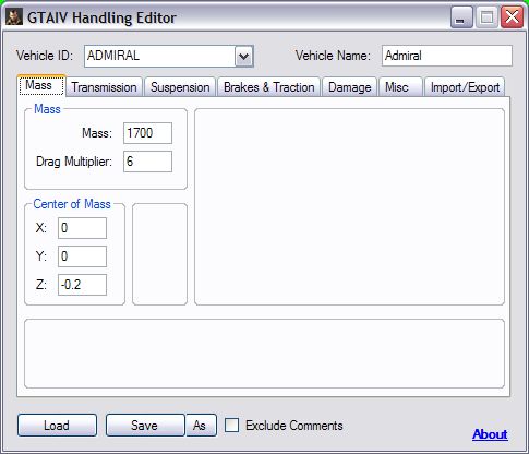 GTA IV Handling Editor v1.4