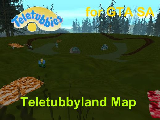 Teletubbies Teletubbyland Map