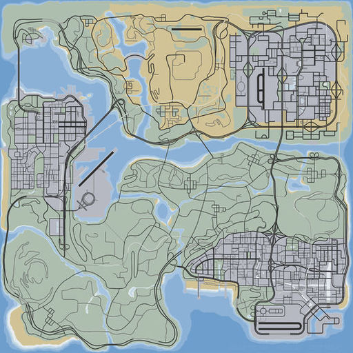 GTA V Overview Map
