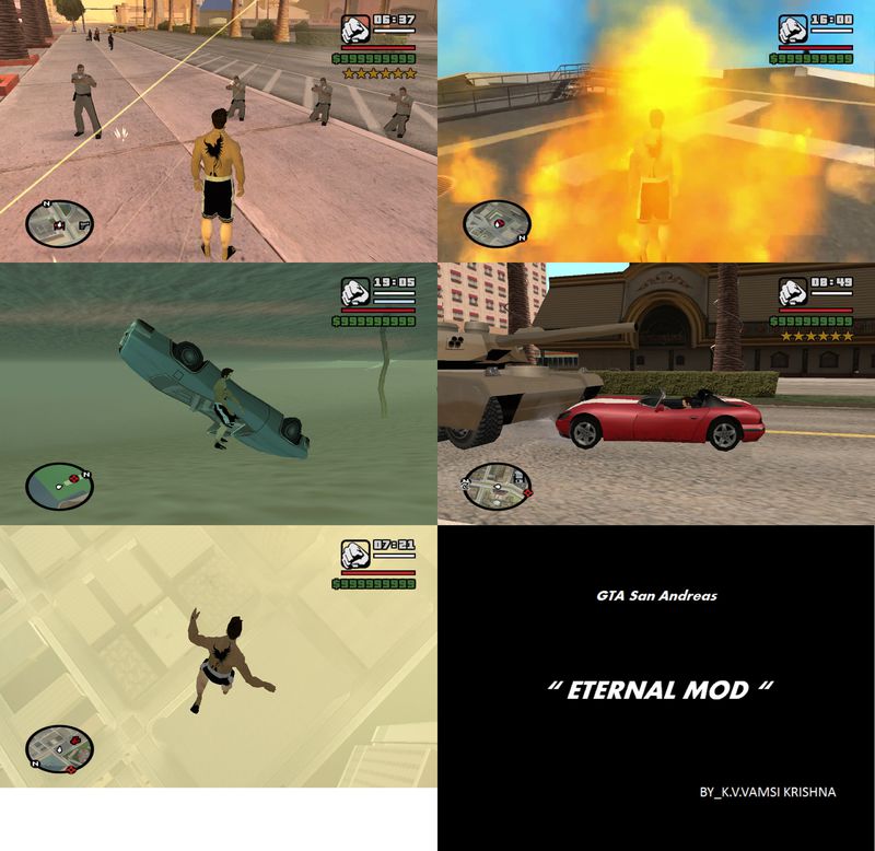 GTA San Andreas Game: Parachute Cheat on PC, PS2 Xbox