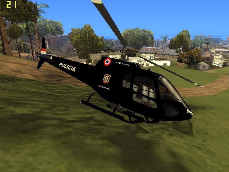 Helicóptero Policia Do GTA V - MTA Brasil