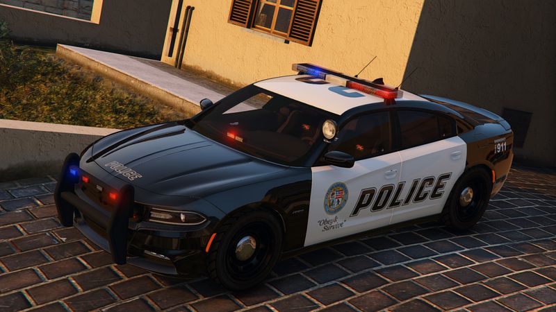 GTA 5 2015 Dodge Charger RT Police 2.0 Mod - GTAinside.com