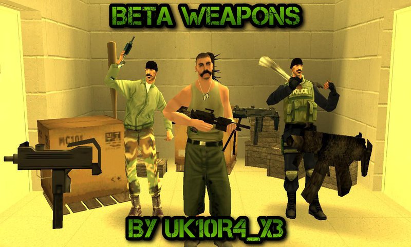 gta 4 beta weapons mod