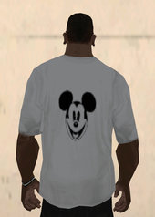 Mickey Mouse Black And White T-shirt