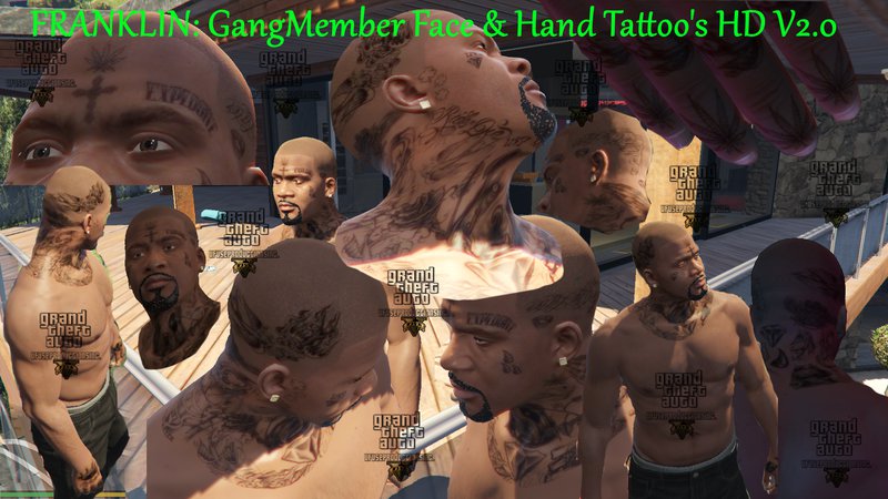 gta v face tattoos