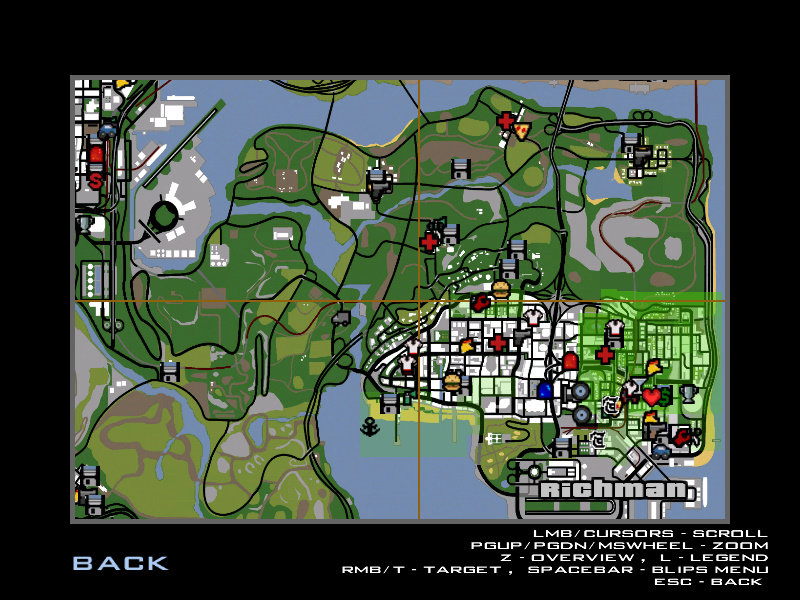 Unlocked map