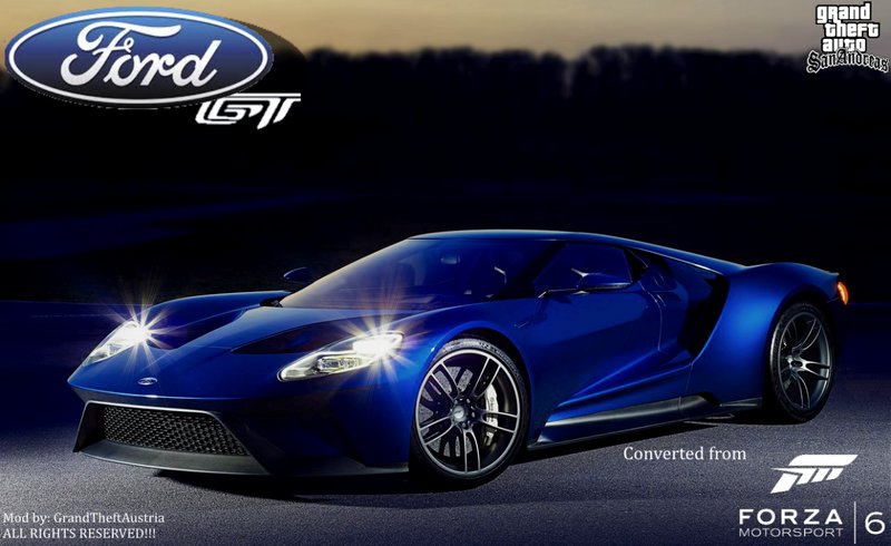 GTA San Andreas Gran Turismo 2 Ford GT40 Race Car Sound Mod Mod 