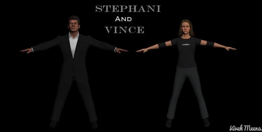 WWE Stephanie and Vince McMahon