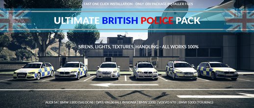 GTA 5 Ultimate British Police Pack 1.3 Mod - GTAinside.com