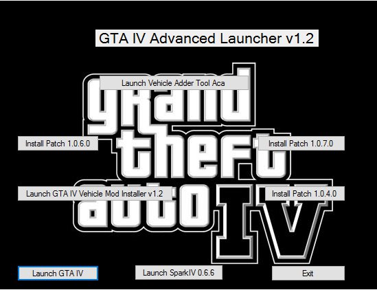 GTA 4 GTA IV Advanced Launcher v1.2 Mod 