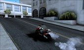 Dark Smaga Motorcycle With Frostbite 2 logos