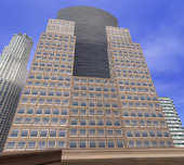Realistic Textures For Two Sky Scrappers In LA