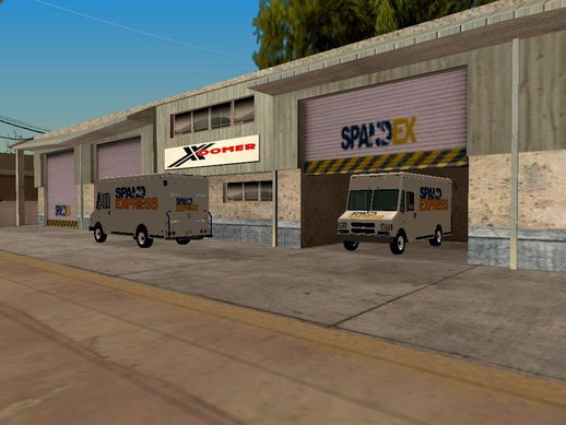 GTA IV Brute Boxville with SpandEx livery