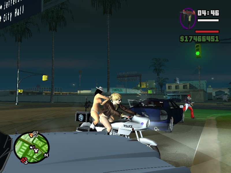 GTA San Andreas Female CJ, Hot Babe Girl Player for San 