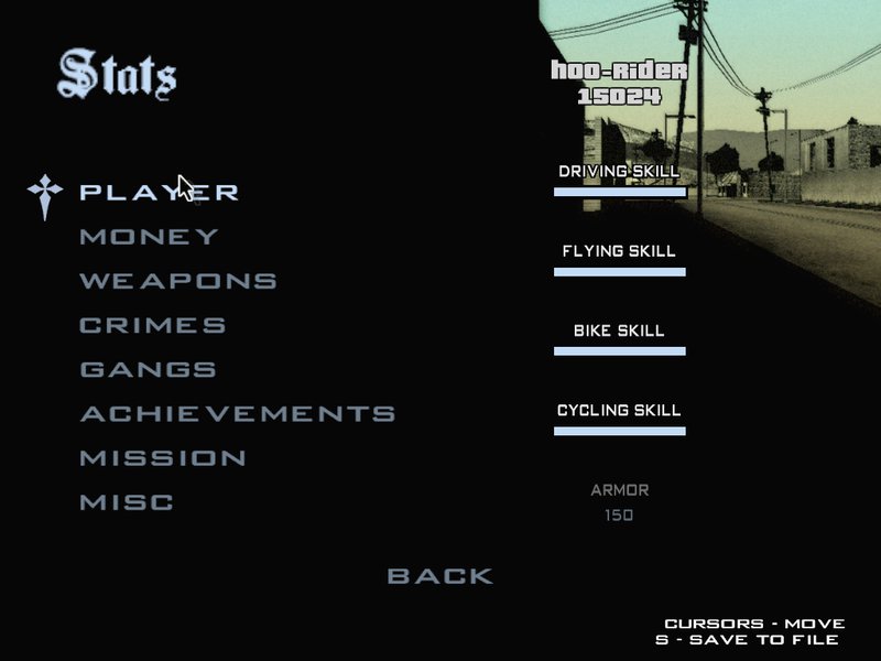 GTA:SA Ultimate 100% Complete Savegame [Grand Theft Auto: San Andreas]  [Mods]