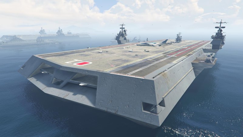 gta v aircraft carrier location