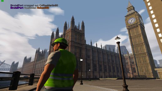 Big Ben UK Houses of Parliament 3D map mods