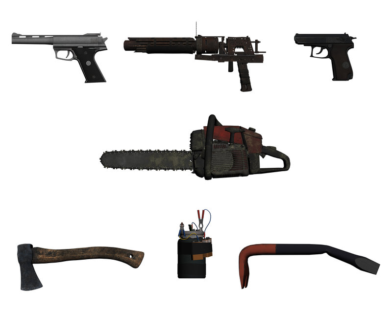 resident evil 7 weapons
