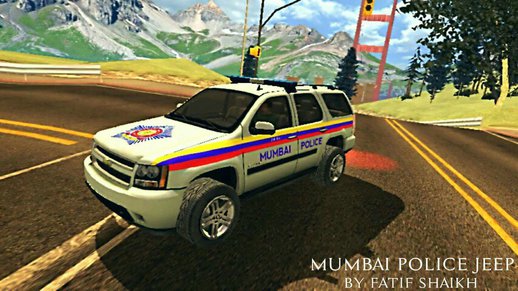 Mumbai Police Jeep (Indian Police Car)