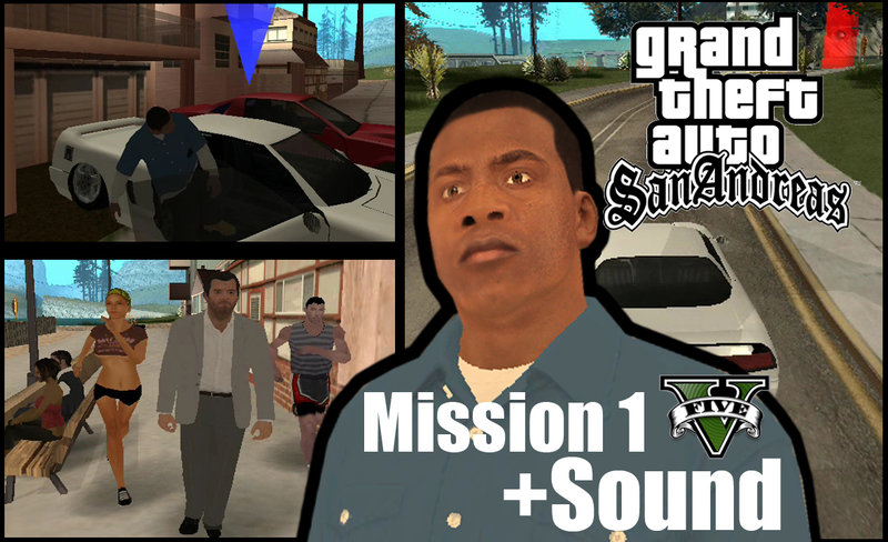 GTA: San Andreas - Intro & Mission 1 Gameplay 