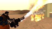 Minigun and Flame Thrower from Dead rising 4 