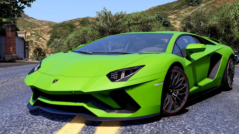 GTA 5 [DTD] 2018 Lamborghini Aventador S Mod 