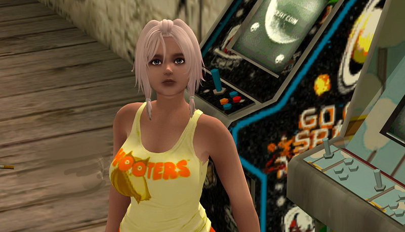 GTA San Andreas Luna Hotters Outfit Dead Or Alive Xtreme 