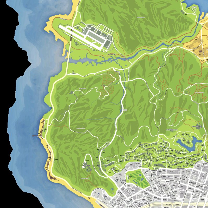 GTA 5 SP/Fivem DOJRP Styled Map With Street Names and Addresses Mod ...