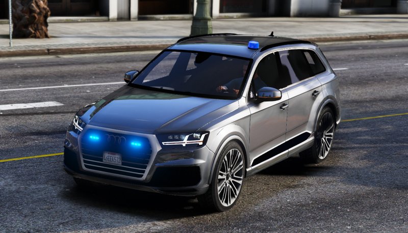 GTA 5 Audi Q7 Police / Politie Unmarked [ELS | Replace] [US plates ...