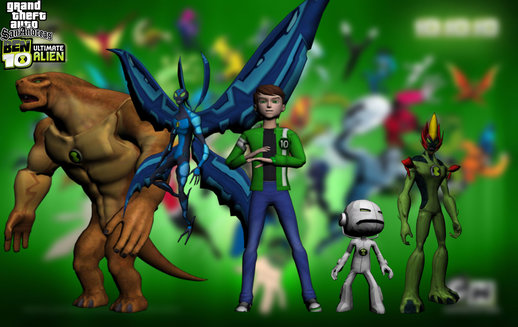 Ben 10 Ultimate Alien Skin Pack