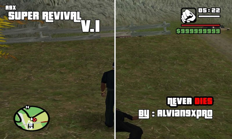 GTA San Andreas Super Revival v.1 (PC) Never Wasted/Die's