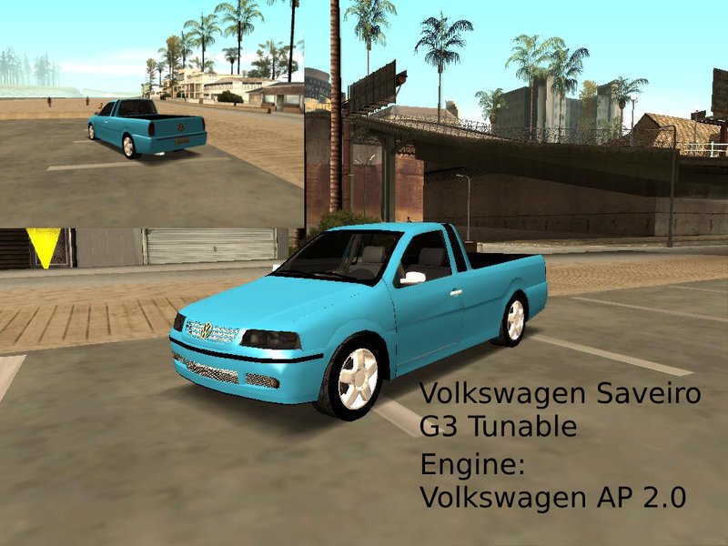 Download Volkswagen Saveiro G3 Super Surf for GTA San Andreas