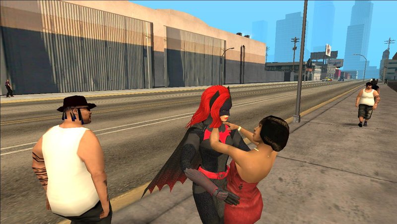 GTA San Andreas Cws Batwoman From The Elseworld Crossover Mod