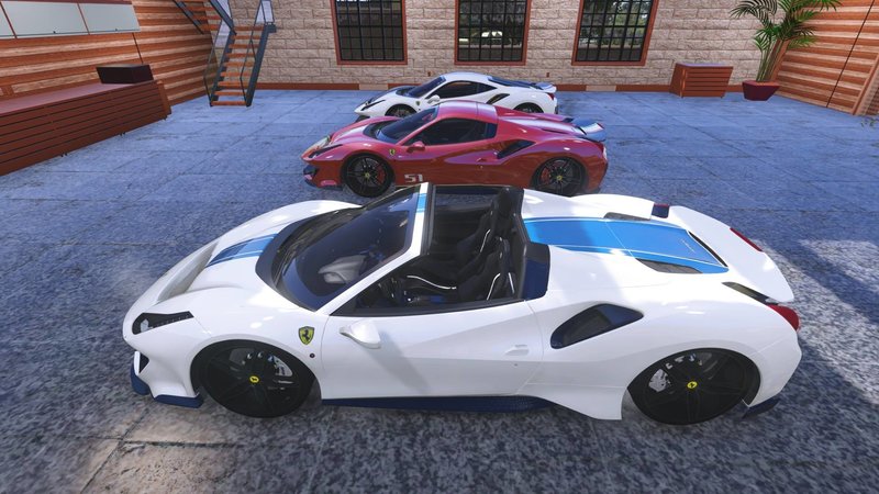 Gta 5 2019 Ferrari 488 Pista Spider Animated Roofadd On