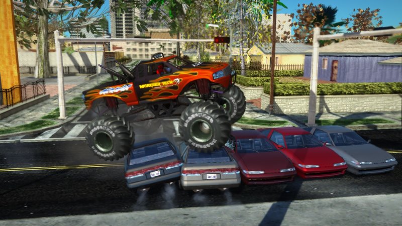 GTA San Andreas Monster Truck Mod - GTAinside.com