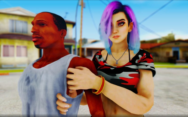 GTA San Andreas Girlfriend Mod  GTAinside.com