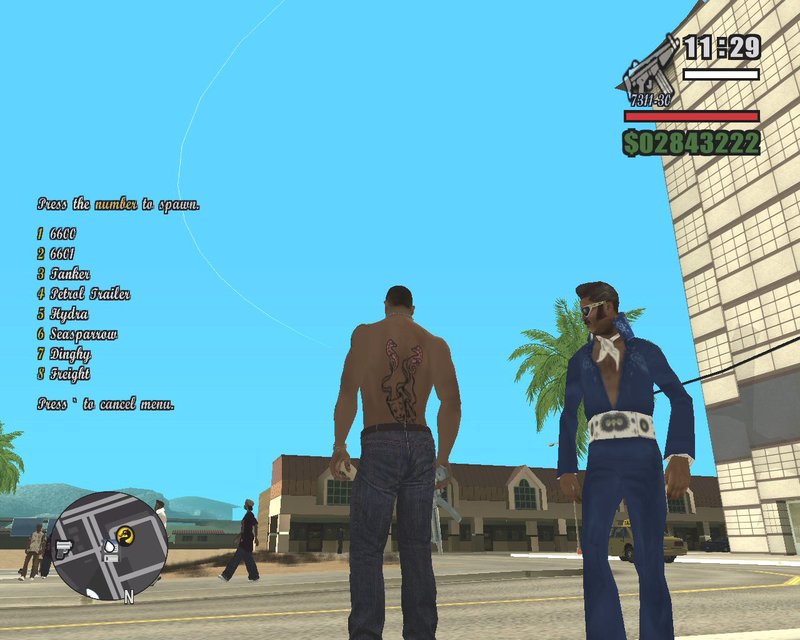 Jetpack spawner for GTA San Andreas