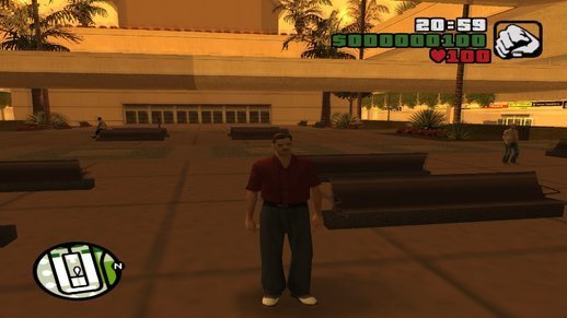 GTA San Andreas Stories: concept gameplay and menu screenshots