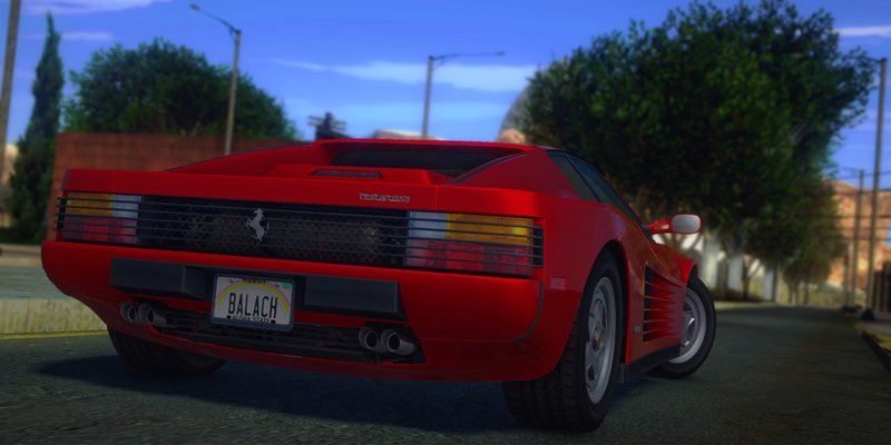 Ferrari Testarossa GTA San Andreas 